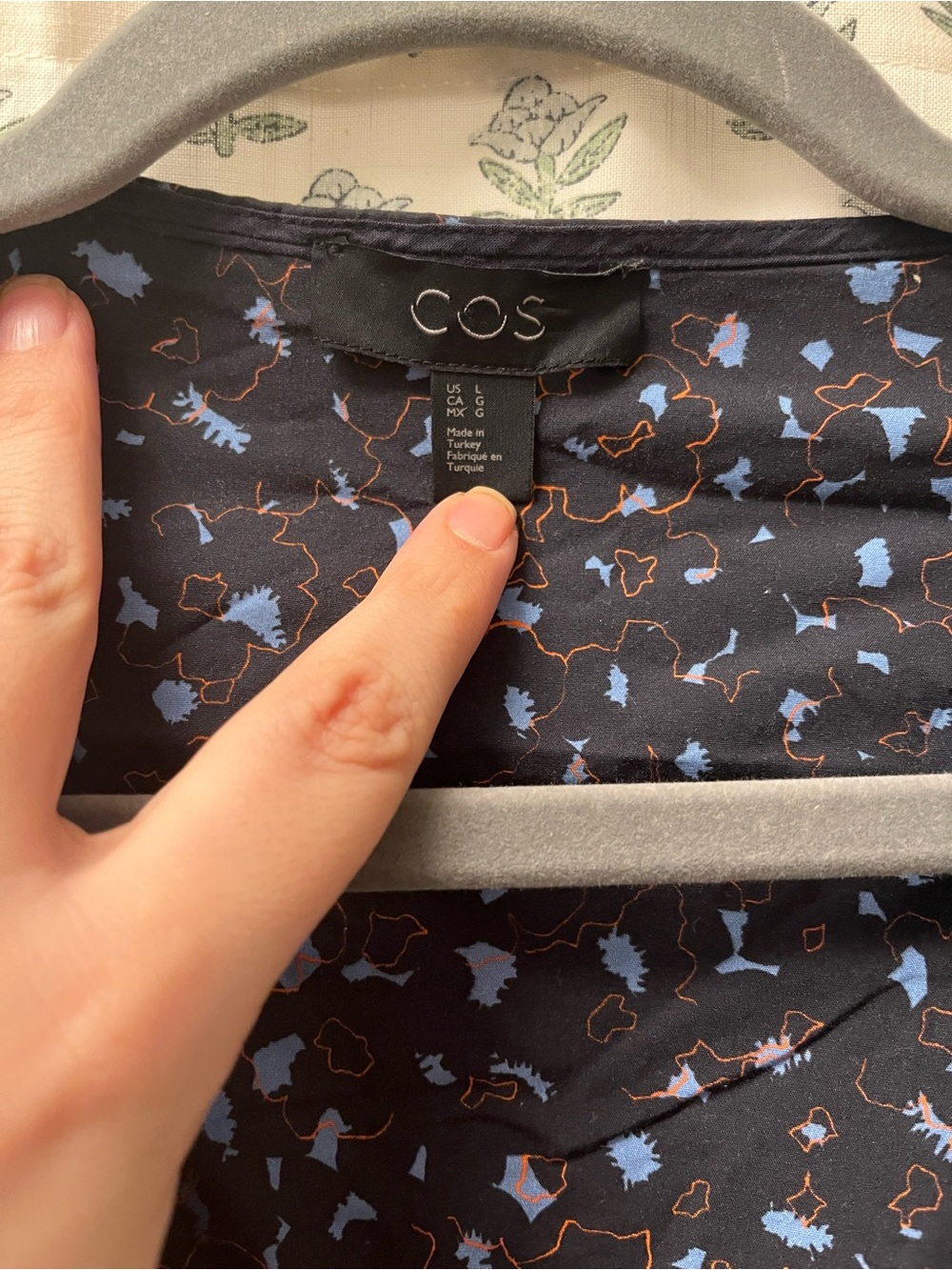 COS Printed Wrap Dress - Picture 8 of 9